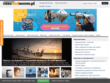 Tablet Screenshot of czasnadmorze.pl
